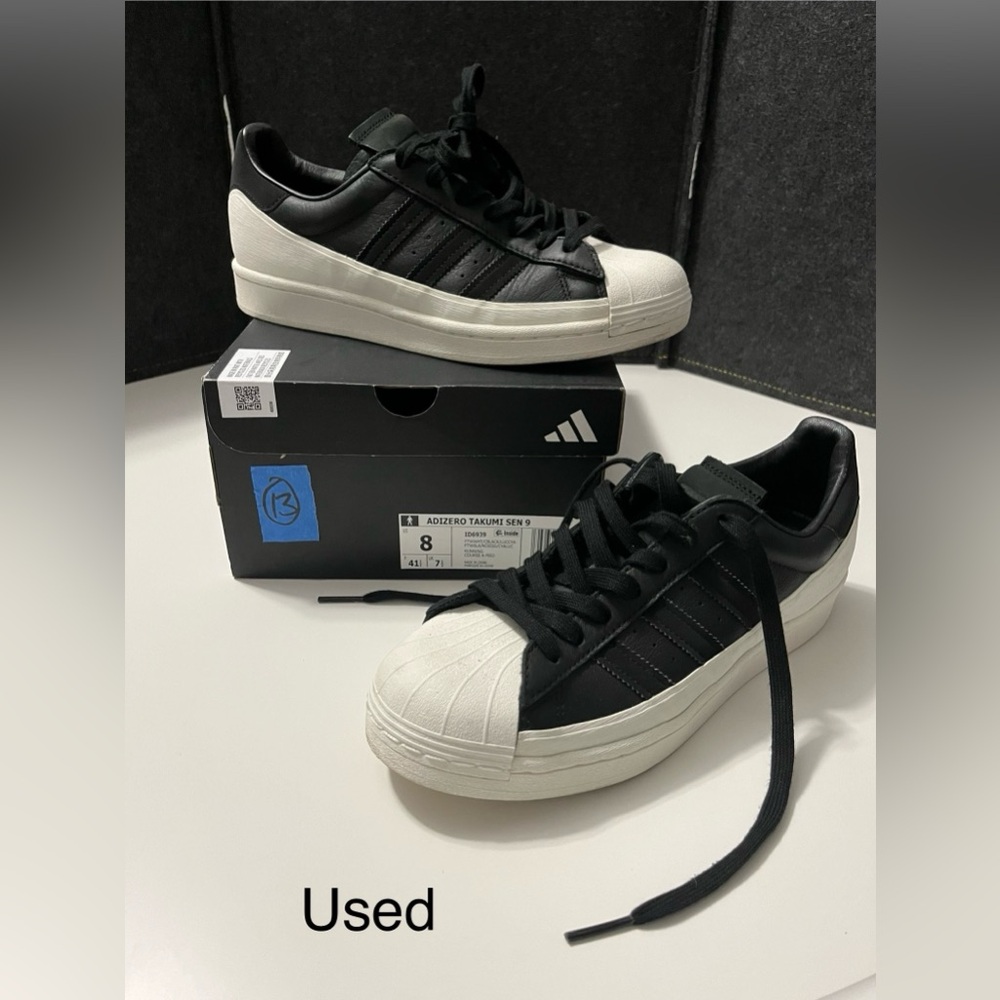 Adidas Black and White Sneakers